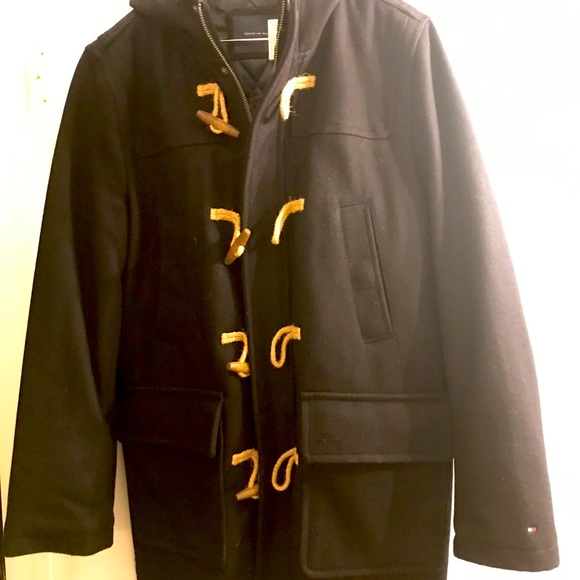 Tommy Hilfiger Jackets & Blazers - Tommy Hilfiger Men’s Wool Peacoat w toggles